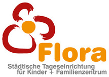 Logo des Familienzentrums Flora in mittlerer Gre